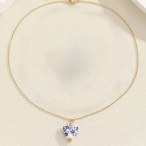 Vintage heart necklace S769